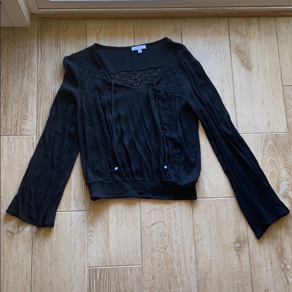Cute Black Blouse